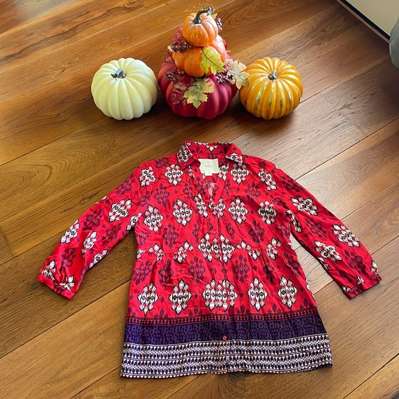 ✨💚 10 for $20 Maeve Aztec Blouse - Picture 1 of 6